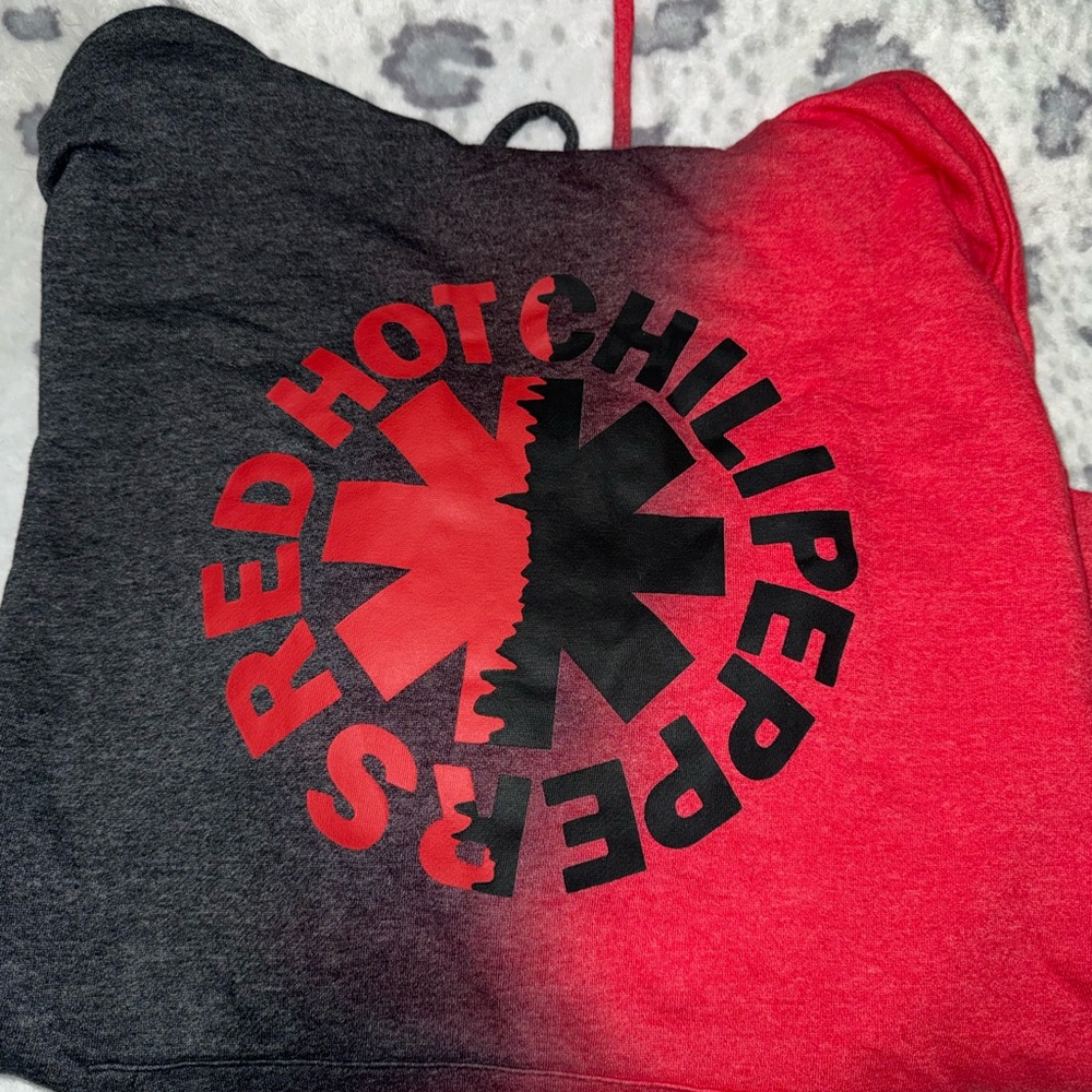 Torrid Red and Black Red Hot Chili Peppers Hoodie